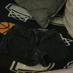 SO Black Jean Shorts Classic Style